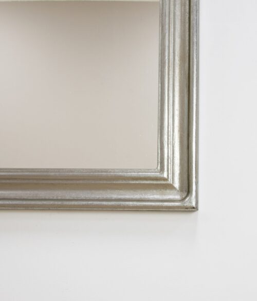 Nova Silver Leaf Louis Philippe Mirror