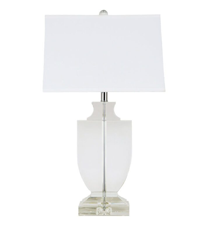 Olympia Solid Crystal Table Lamp - Celline Home