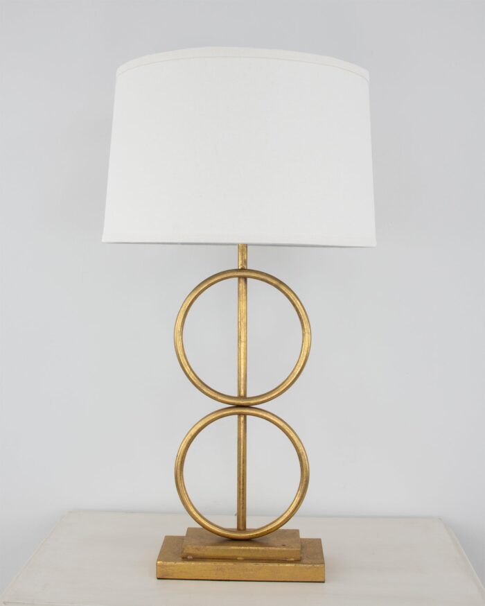 Olympus Gold Leaf Table Lamp- Celline Home