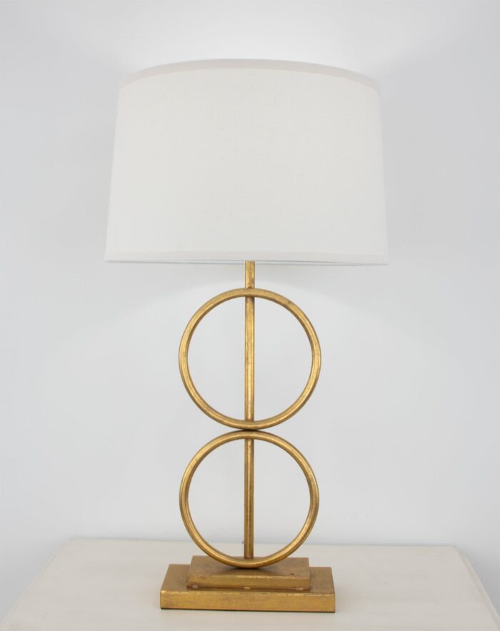 Olympus Gold Leaf Table Lamp- Celline Home