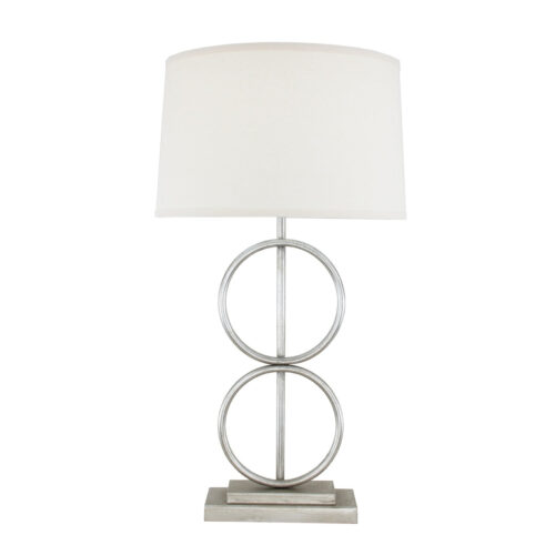 Olympus Silver Leaf Table Lamp- Celline Home