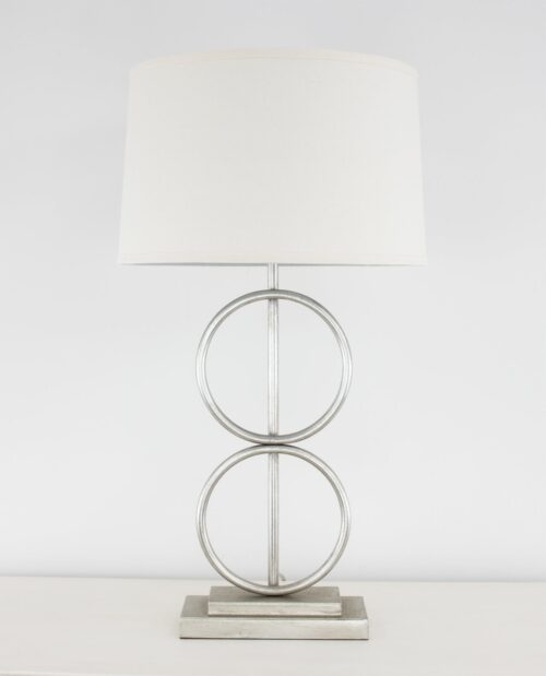 Olympus Silver Leaf Table Lamp- Celline Home