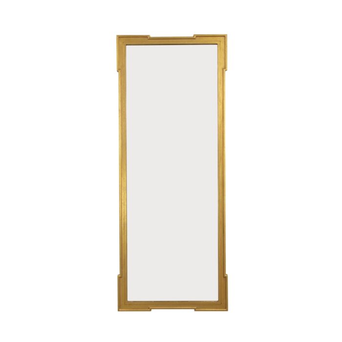 Parz Gold Leaf Floor Length Wall Mirror- Celline Home