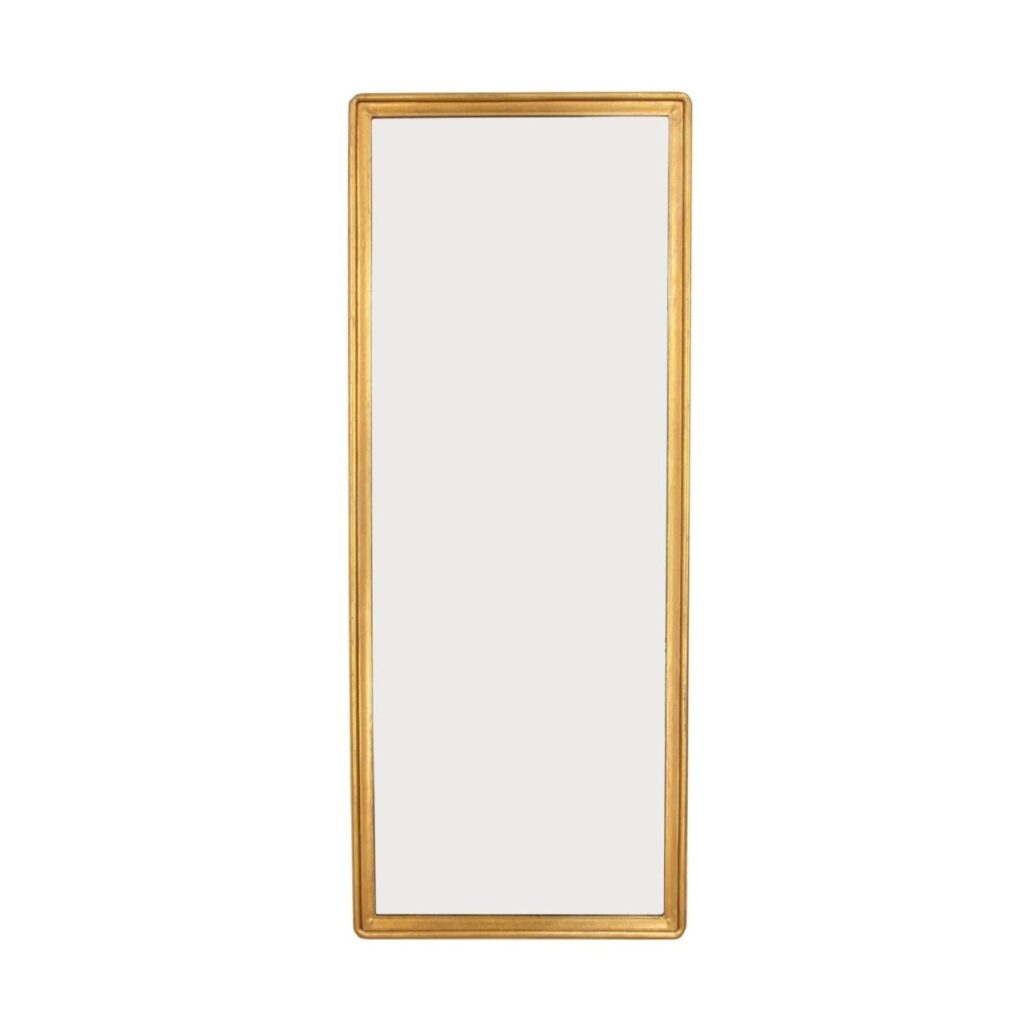 Sana Gold Leaf Floor Mirror- Celline Home