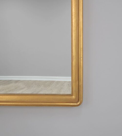 Sana Gold Leaf Floor Mirror- Celline Home