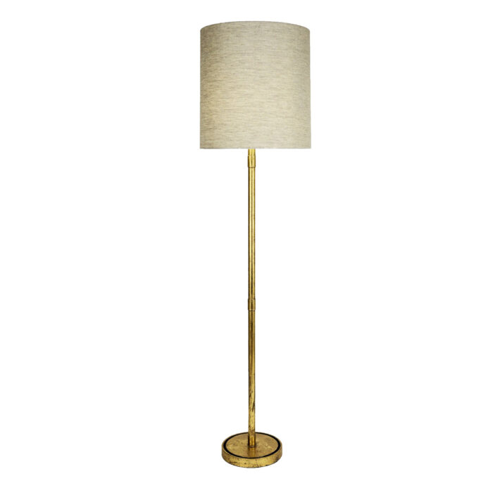 Sarasota Gold Leaf Floor Lamp- Celline Home