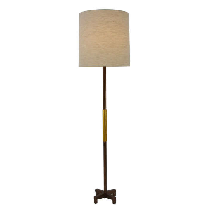 Seline Brown and Gold Floor Lamp- Celline Home