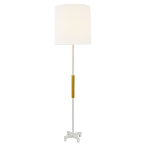 Seline White and Gold Floor Lamp- Celline Home