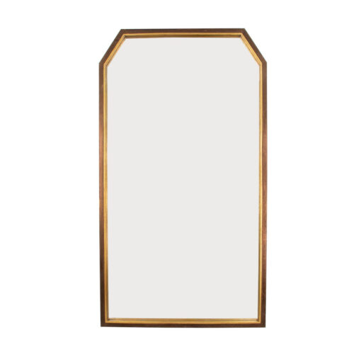 Sidney Brown and Gold Mirror- Celline Home