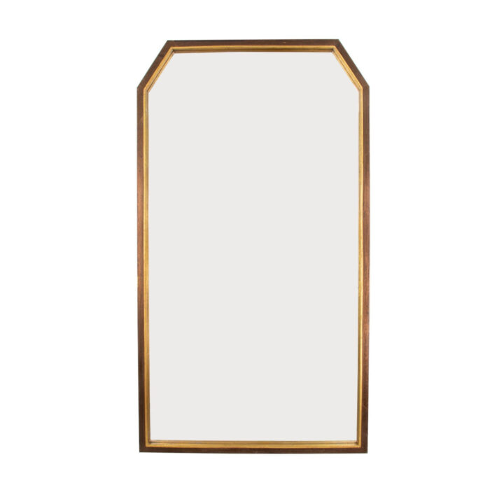 Sidney Brown and Gold Mirror- Celline Home