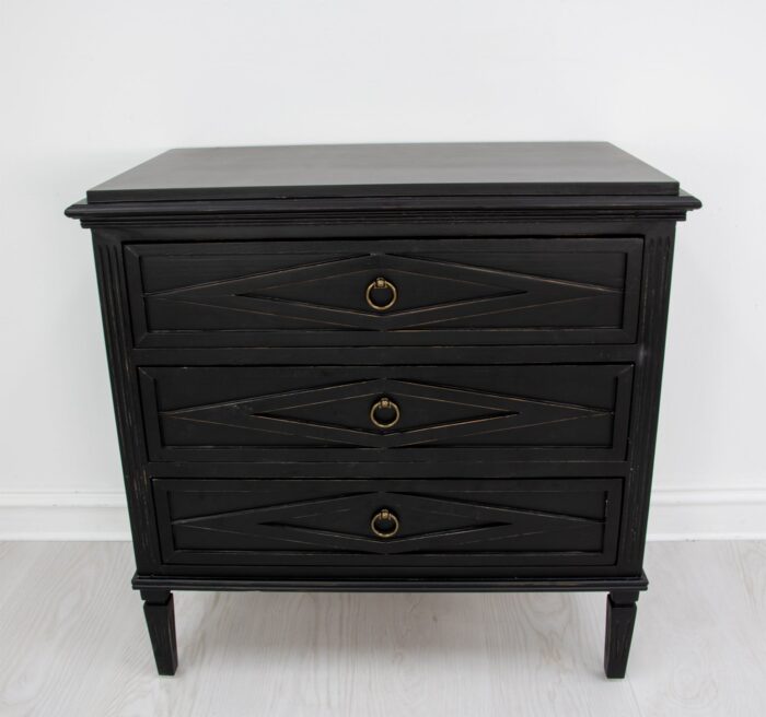 Sofia Black Small Accent Table