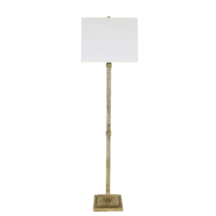 Swist Silver Leaf Floor Lamp- Celline Home