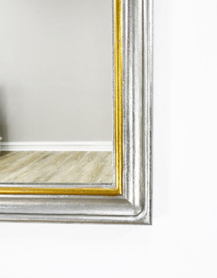 Tallulah Silver and Gold Louis Philippe Mirror- Celline Home