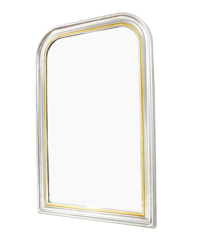 Tallulah Silver and Gold Louis Philippe Mirror- Celline Home