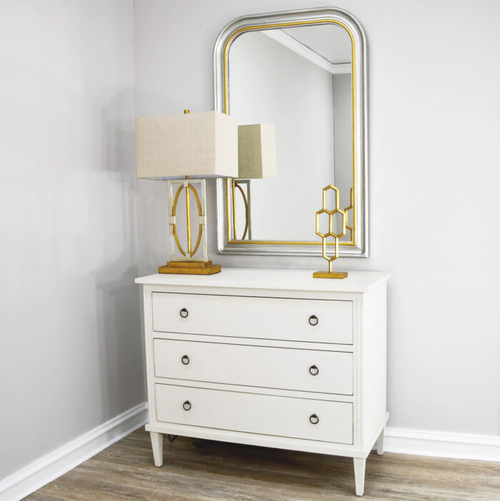 Tallulah Silver and Gold Louis Philippe Mirror- Celline Home