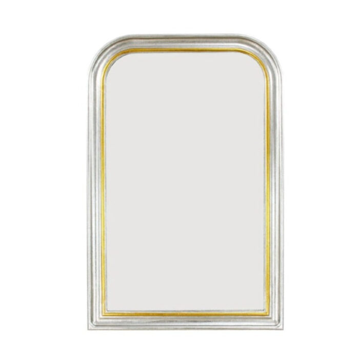 Tallulah Silver and Gold Louis Philippe Mirror- Celline Home