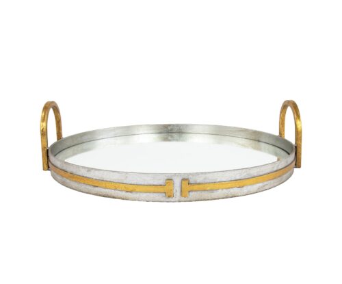 Tiffany Silver and Gold Tray