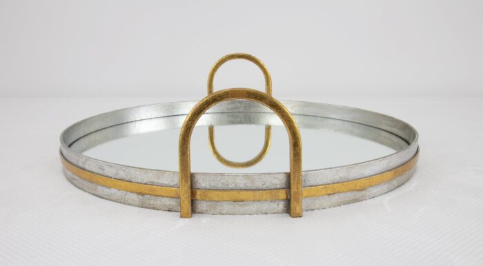 Tiffany Silver and Gold Tray