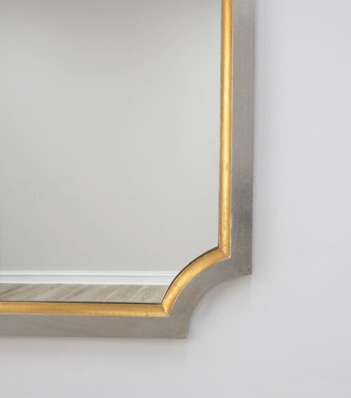 Tulip Silver And Gold Wall Mirror- Celline Home