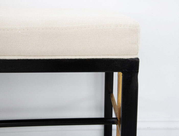 Venessa Black and Gold Bench- Celline Home