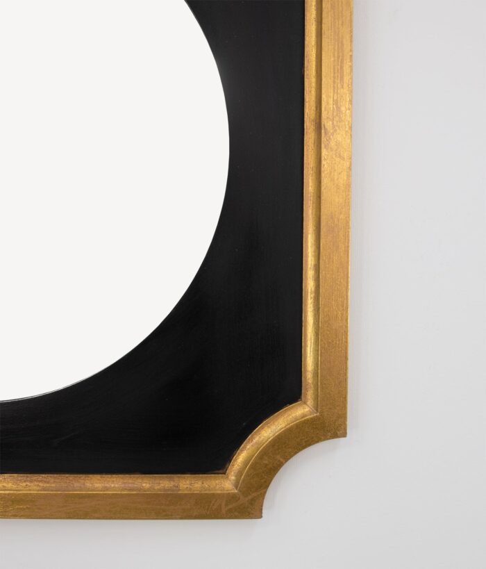 Zeke Black and Gold Mirror- Celline Home