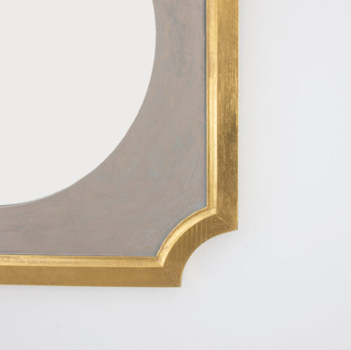 Zeke Champagne and Gold Mirror- Celline Home