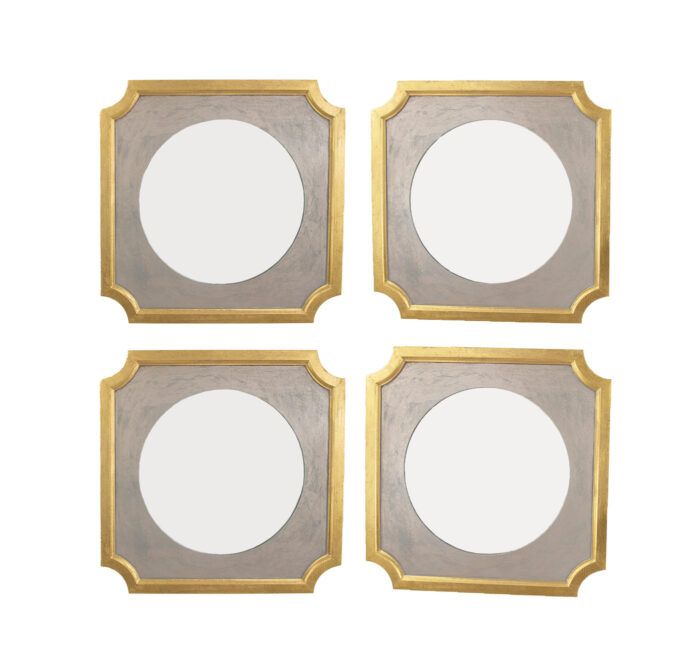 Zeke Champagne and Gold Mirror- Celline Home