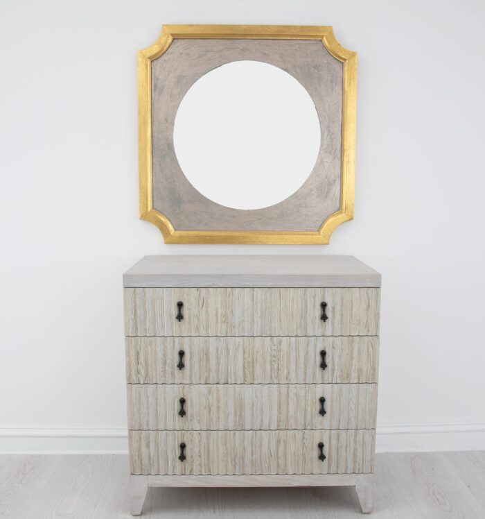 Zeke Champagne and Gold Mirror- Celline Home