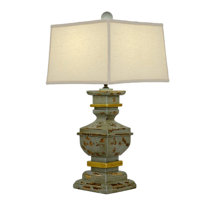 Celline Home Kendra Solid Wood Table Lamp