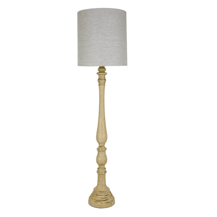 Justina Solid Wood Floor Lamp - Celline Home