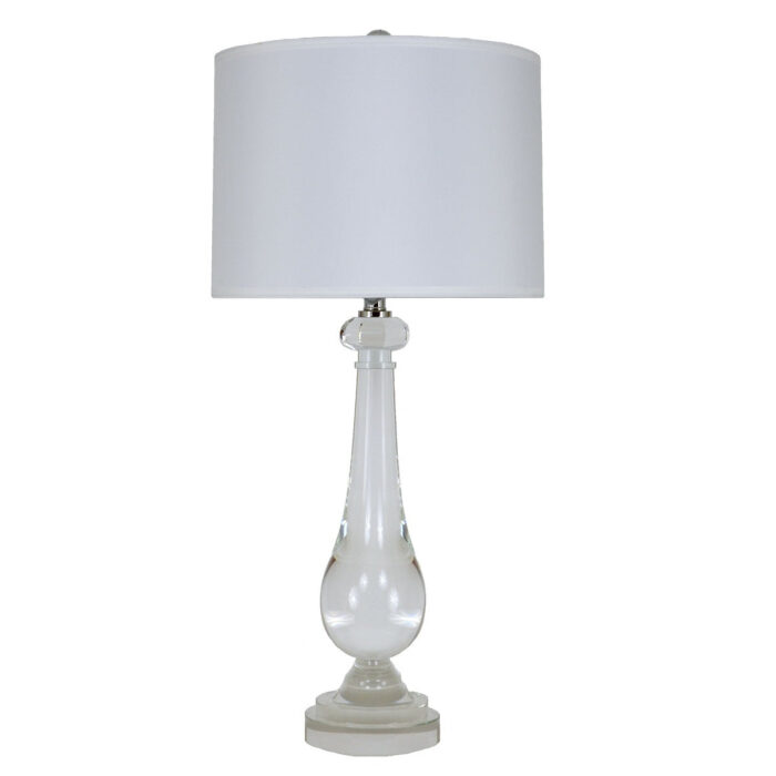 Teardrop Solid Crystal Table Lamp- Celline Home