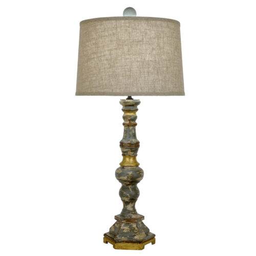 Jillian Solid Wood Table Lamp - Celline Home