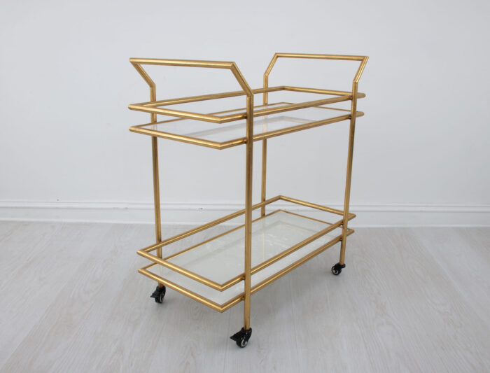 Mona Gold Bar Cart - Image 6