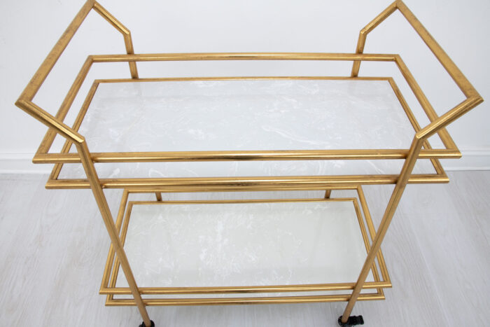 Mona Gold Bar Cart - Image 7